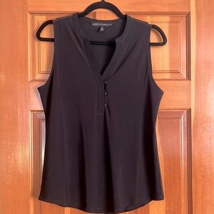 Black Tank with buttons WHBM sz S